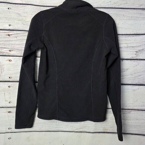 The North Face Black Quarter Zip Fleece Pullover XS - Picture 3 of 5
